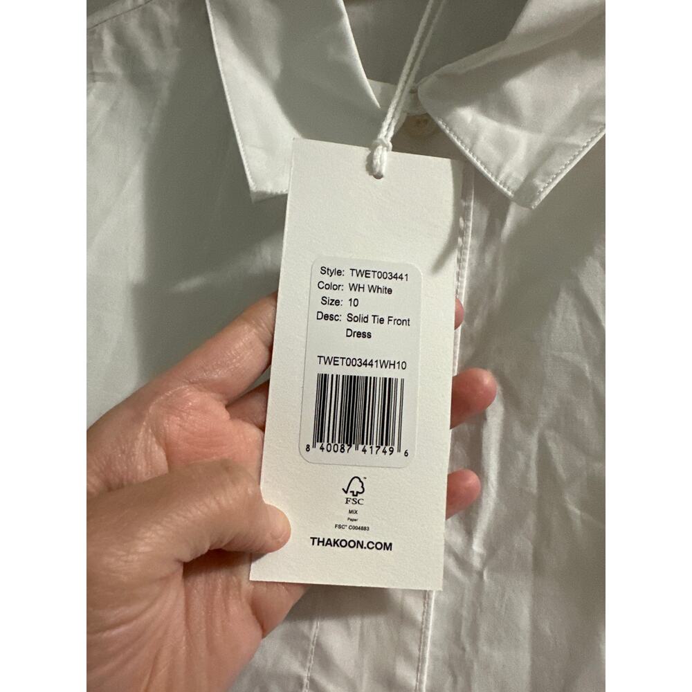 Thakoon‎ tie shirt dress size 10 New with tags - Picture 5 of 9